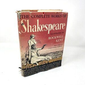 Vintage 1936 The Complete Works Of Shakespeare Illustrated By Rockwell Kent